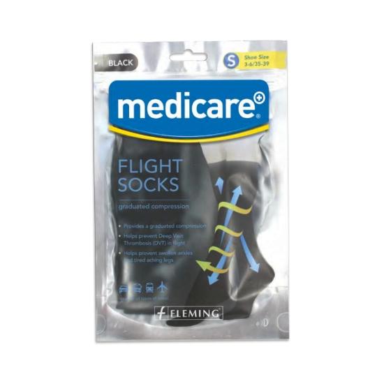 Medicare Flight Socks Black